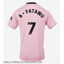 Maillot de football Réplique Leicester City Issahaku Fatawu #7 Troisième 2025-26 Manche Courte