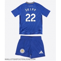 Maillot de football Réplique Leicester City Oliver Skipp #22 Domicile Enfant 2024-25 Manche Courte (+ Pantalon court)