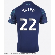 Maillot de football Réplique Leicester City Oliver Skipp #22 Extérieur 2025-26 Manche Courte