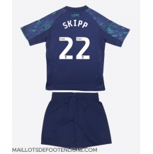 Maillot de football Réplique Leicester City Oliver Skipp #22 Extérieur Enfant 2025-26 Manche Courte (+ Pantalon court)