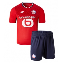 Maillot de football Réplique Lille OSC Domicile Enfant 2024-25 Manche Courte (+ Pantalon court)