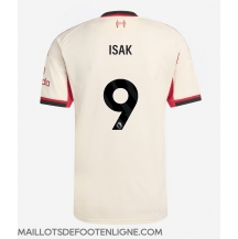 Maillot de football Réplique Liverpool Alexander Isak #9 Extérieur 2025-26 Manche Courte