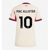 Maillot de football Réplique Liverpool Alexis Mac Allister #10 Extérieur Femme 2025-26 Manche Courte