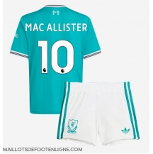 Maillot de football Réplique Liverpool Alexis Mac Allister #10 Troisième Enfant 2025-26 Manche Courte (+ Pantalon court)