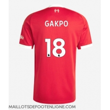 Maillot de football Réplique Liverpool Cody Gakpo #18 Domicile 2025-26 Manche Courte