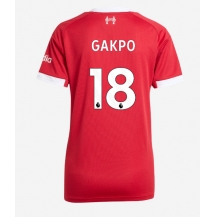 Maillot de football Réplique Liverpool Cody Gakpo #18 Domicile Femme 2025-26 Manche Courte