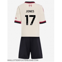 Maillot de football Réplique Liverpool Curtis Jones #17 Extérieur Enfant 2025-26 Manche Courte (+ Pantalon court)