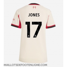 Maillot de football Réplique Liverpool Curtis Jones #17 Extérieur Femme 2025-26 Manche Courte