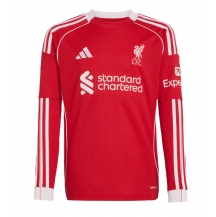 Maillot de football Réplique Liverpool Domicile 2025-26 Manche Longue