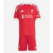 Maillot de football Réplique Liverpool Domicile Enfant 2025-26 Manche Courte (+ Pantalon court)