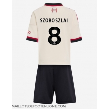 Maillot de football Réplique Liverpool Dominik Szoboszlai #8 Extérieur Enfant 2025-26 Manche Courte (+ Pantalon court)