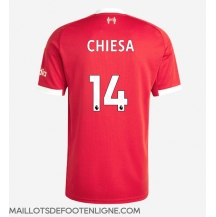 Maillot de football Réplique Liverpool Federico Chiesa #14 Domicile 2025-26 Manche Courte