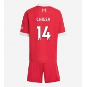 Maillot de football Réplique Liverpool Federico Chiesa #14 Domicile Enfant 2025-26 Manche Courte (+ Pantalon court)