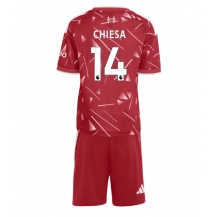 Maillot de football Réplique Liverpool Federico Chiesa #14 Domicile Enfant 2026-27 Manche Courte (+ Pantalon court)