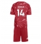 Maillot de football Réplique Liverpool Federico Chiesa #14 Domicile Enfant 2026-27 Manche Courte (+ Pantalon court)