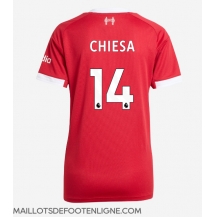 Maillot de football Réplique Liverpool Federico Chiesa #14 Domicile Femme 2025-26 Manche Courte