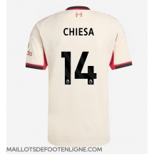 Maillot de football Réplique Liverpool Federico Chiesa #14 Extérieur 2025-26 Manche Courte