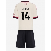 Maillot de football Réplique Liverpool Federico Chiesa #14 Extérieur Enfant 2025-26 Manche Courte (+ Pantalon court)