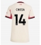 Maillot de football Réplique Liverpool Federico Chiesa #14 Extérieur Femme 2025-26 Manche Courte