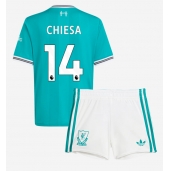 Maillot de football Réplique Liverpool Federico Chiesa #14 Troisième Enfant 2025-26 Manche Courte (+ Pantalon court)