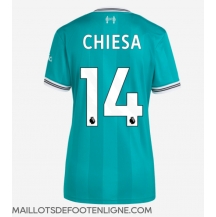Maillot de football Réplique Liverpool Federico Chiesa #14 Troisième Femme 2025-26 Manche Courte