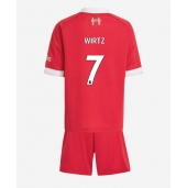Maillot de football Réplique Liverpool Florian Wirtz #7 Domicile Enfant 2025-26 Manche Courte (+ Pantalon court)