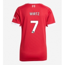 Maillot de football Réplique Liverpool Florian Wirtz #7 Domicile Femme 2025-26 Manche Courte