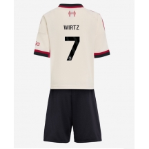 Maillot de football Réplique Liverpool Florian Wirtz #7 Extérieur Enfant 2025-26 Manche Courte (+ Pantalon court)