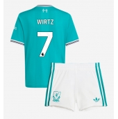 Maillot de football Réplique Liverpool Florian Wirtz #7 Troisième Enfant 2025-26 Manche Courte (+ Pantalon court)