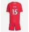 Maillot de football Réplique Liverpool Giovanni Leoni #15 Domicile Enfant 2025-26 Manche Courte (+ Pantalon court)