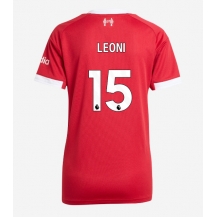 Maillot de football Réplique Liverpool Giovanni Leoni #15 Domicile Femme 2025-26 Manche Courte