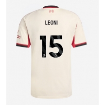 Maillot de football Réplique Liverpool Giovanni Leoni #15 Extérieur 2025-26 Manche Courte