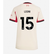 Maillot de football Réplique Liverpool Giovanni Leoni #15 Extérieur Femme 2025-26 Manche Courte
