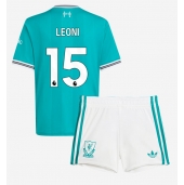 Maillot de football Réplique Liverpool Giovanni Leoni #15 Troisième Enfant 2025-26 Manche Courte (+ Pantalon court)