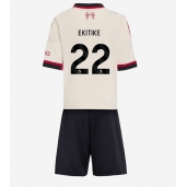 Maillot de football Réplique Liverpool Hugo Ekitike #22 Extérieur Enfant 2025-26 Manche Courte (+ Pantalon court)