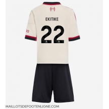 Maillot de football Réplique Liverpool Hugo Ekitike #22 Extérieur Enfant 2025-26 Manche Courte (+ Pantalon court)