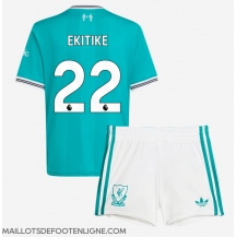 Maillot de football Réplique Liverpool Hugo Ekitike #22 Troisième Enfant 2025-26 Manche Courte (+ Pantalon court)