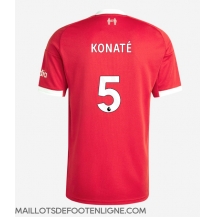 Maillot de football Réplique Liverpool Ibrahima Konate #5 Domicile 2025-26 Manche Courte