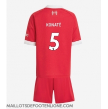 Maillot de football Réplique Liverpool Ibrahima Konate #5 Domicile Enfant 2025-26 Manche Courte (+ Pantalon court)