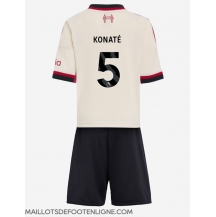 Maillot de football Réplique Liverpool Ibrahima Konate #5 Extérieur Enfant 2025-26 Manche Courte (+ Pantalon court)