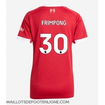 Maillot de football Réplique Liverpool Jeremie Frimpong #30 Domicile Femme 2025-26 Manche Courte