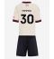 Maillot de football Réplique Liverpool Jeremie Frimpong #30 Extérieur Enfant 2025-26 Manche Courte (+ Pantalon court)
