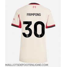 Maillot de football Réplique Liverpool Jeremie Frimpong #30 Extérieur Femme 2025-26 Manche Courte