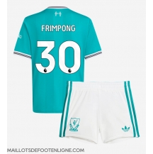 Maillot de football Réplique Liverpool Jeremie Frimpong #30 Troisième Enfant 2025-26 Manche Courte (+ Pantalon court)