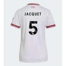 Maillot de football Réplique Liverpool Jeremy Jacquet #5 Extérieur Femme 2026-27 Manche Courte