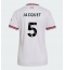 Maillot de football Réplique Liverpool Jeremy Jacquet #5 Extérieur Femme 2026-27 Manche Courte