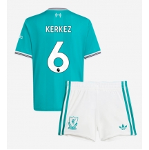 Maillot de football Réplique Liverpool Milos Kerkez #6 Troisième Enfant 2025-26 Manche Courte (+ Pantalon court)