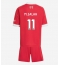 Maillot de football Réplique Liverpool Mohamed Salah #11 Domicile Enfant 2025-26 Manche Courte (+ Pantalon court)