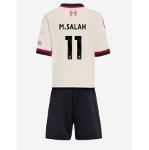Maillot de football Réplique Liverpool Mohamed Salah #11 Extérieur Enfant 2025-26 Manche Courte (+ Pantalon court)