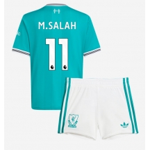 Maillot de football Réplique Liverpool Mohamed Salah #11 Troisième Enfant 2025-26 Manche Courte (+ Pantalon court)